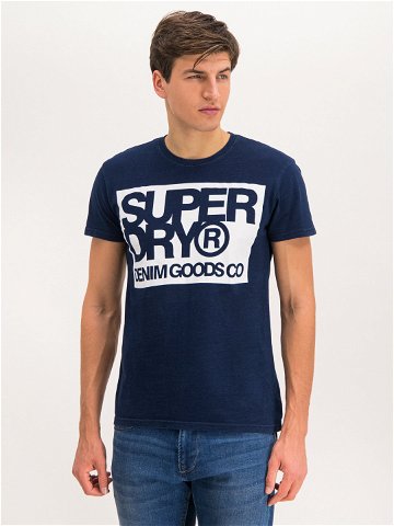 Superdry T-Shirt M1000003A Tmavomodrá Regular Fit