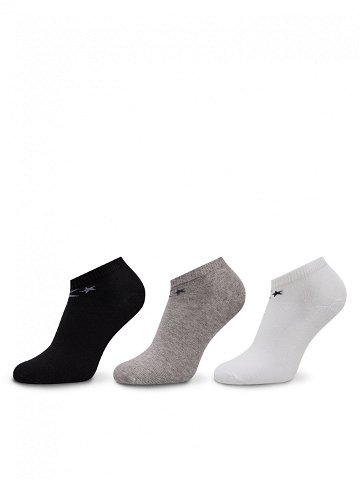 Converse Sada 3 párů nízkých ponožek unisex E747A-3010 Bílá
