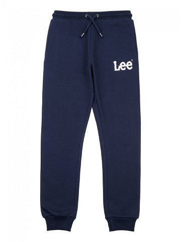 Lee Teplákové kalhoty Wobbly Graphic LEE0011 Tmavomodrá Regular Fit