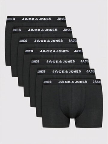 Jack & Jones Set 7 kusů boxerek Chuey 12171258 Černá