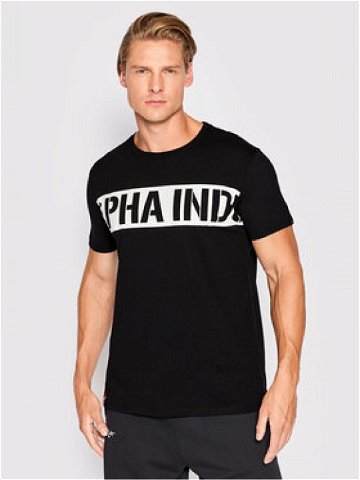 Alpha Industries T-Shirt Printed Stripe 118511 Černá Regular Fit