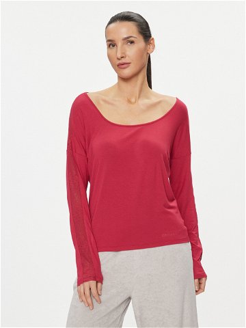 Calvin Klein Underwear Pyžamový top 000QS7006E Červená Regular Fit