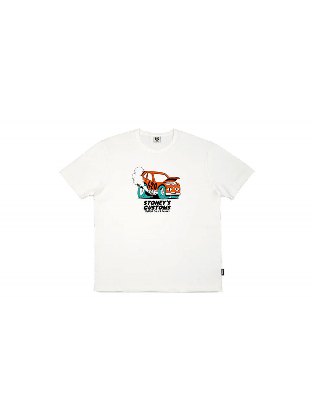 The Dudes Stoneys Ride Premium T-Shirt Heavyweight Off-White