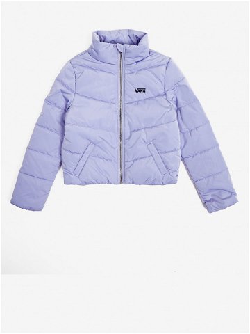 Světle fialová holčičí zimní prošívaná bunda VANS