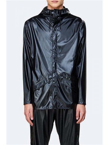 Nepromokavá bunda Rains Jacket černá barva přechodná 1201 SHINYBLACK-SHINY BLAC