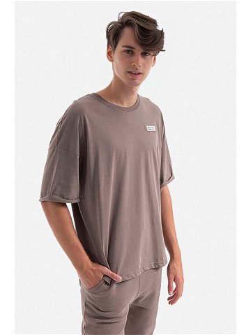 Bavlněné tričko Alpha Industries šedá barva 118532 628-grey