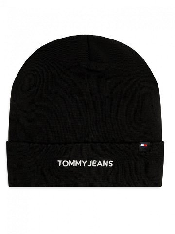 Tommy Jeans Čepice Linear Logo AM0AM12025 Černá