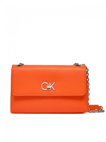 Calvin Klein Kabelka Re-Lock Ew Conv Crossbody K60K611084 Oranžová