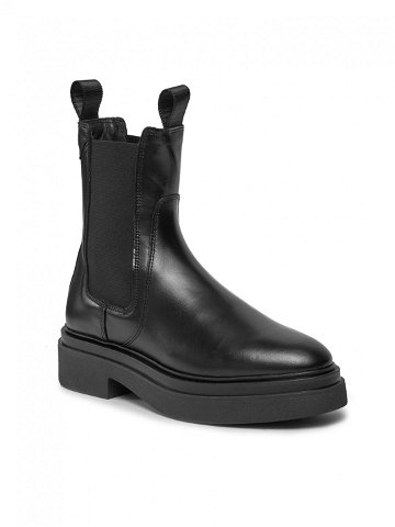 Gant Kotníková obuv s elastickým prvkem Zandrin Chelsea Boot 27551400 Černá
