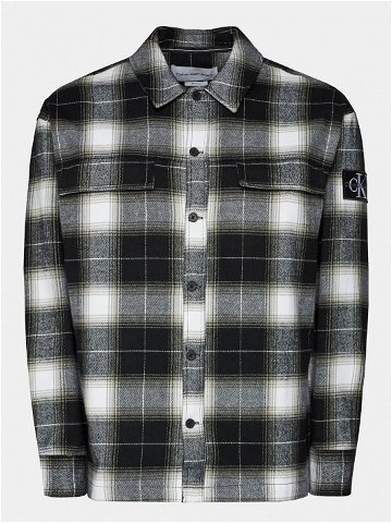 Calvin Klein Jeans Košile Check Shirt J30J324611 Černá Regular Fit
