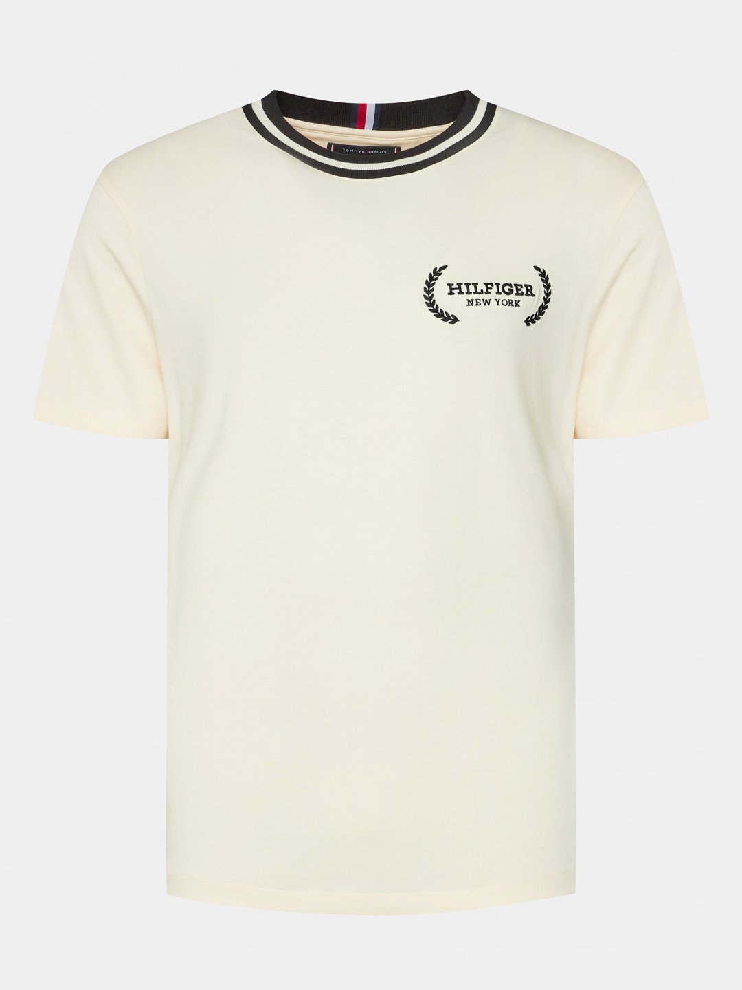Tommy Hilfiger T-Shirt Laurel MW0MW33681 Béžová Regular Fit