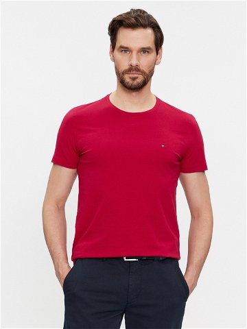 Tommy Hilfiger T-Shirt MW0MW10800 Červená Slim Fit