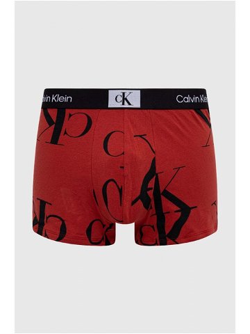 Boxerky Calvin Klein Underwear pánské červená barva 000NB3403A