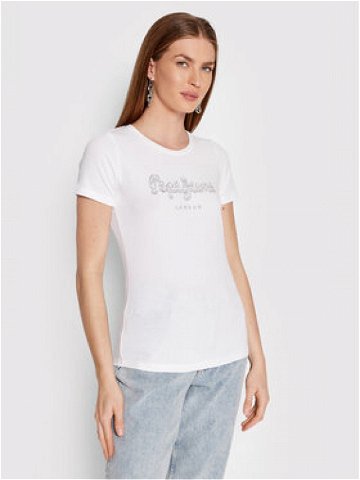 Pepe Jeans T-Shirt Beatrice PL504434 Bílá Regular Fit