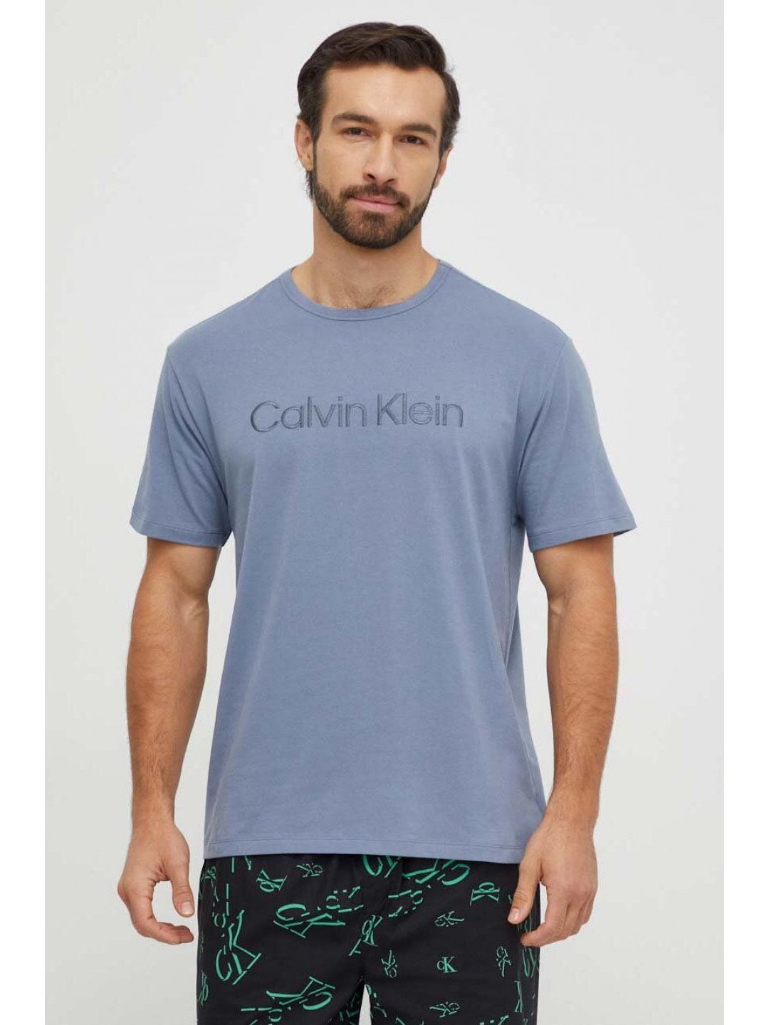 Tričko Calvin Klein Underwear s aplikací 000NM2501E