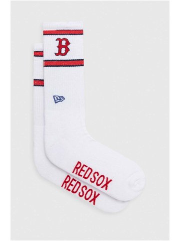 Ponožky New Era pánské bílá barva BOSTON RED SOX