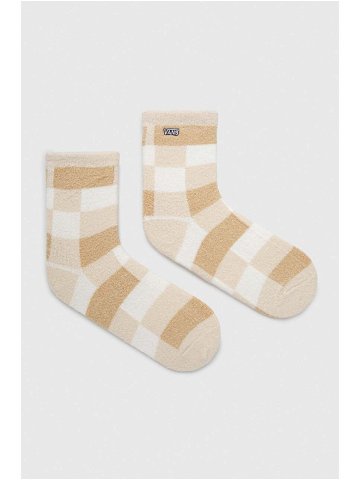 Ponožky Vans béžová barva