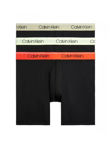 3PACK pánské boxerky Calvin Klein černé NB2570A-GTK M