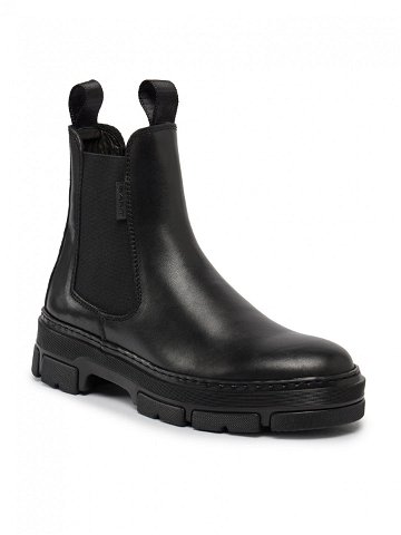 Gant Kotníková obuv s elastickým prvkem Monthike Chelsea Boot 27551355 Černá