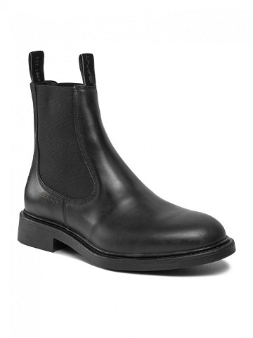Gant Kotníková obuv s elastickým prvkem Millbro Chelsea Boot 27631416 Černá