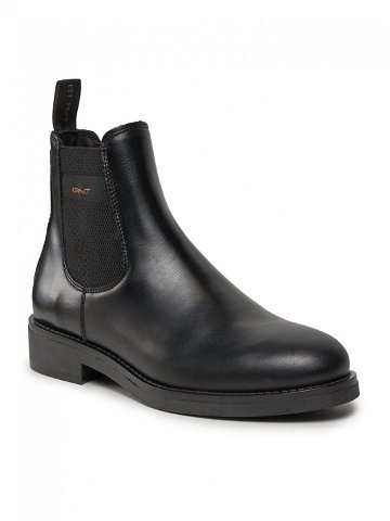 Gant Kotníková obuv Prepdale Mid Boot 27641420 Černá