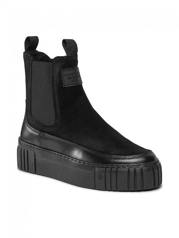 Gant Kotníková obuv s elastickým prvkem Snowmont Chelsea Boot 27553371 Černá