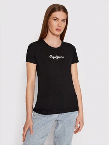 Pepe Jeans T-Shirt PL502711 Černá Slim Fit
