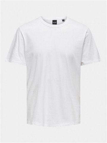 Only & Sons T-Shirt Smart 22026726 Bílá Regular Fit
