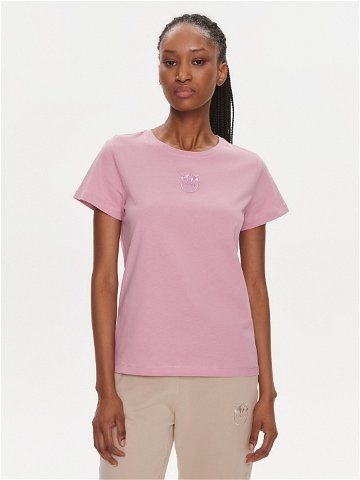 Pinko T-Shirt 100355 A1NW Růžová Regular Fit