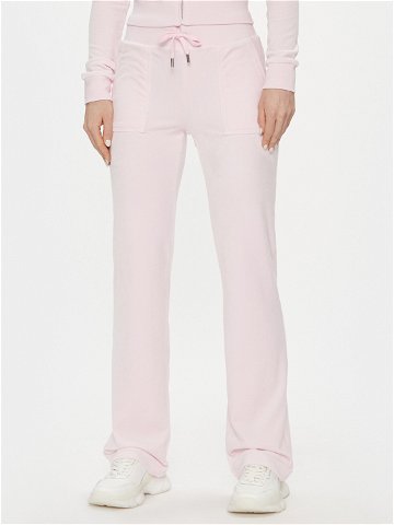 Juicy Couture Teplákové kalhoty Del Ray JCAP180 Růžová Regular Fit