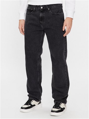 Calvin Klein Jeans Jeansy 90 S Straight J30J324550 Černá Straight Fit