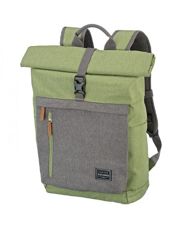 Travelite Basics Roll-up Backpack Green Grey