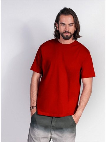 Pánské tričko model 2659336 – PROMOSTARS Barva TMAVĚ ČERVENÁ Velikost XXL