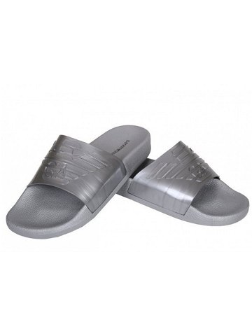 Pantofle model 7456204 stříbrná stříbrná 45 – Emporio Armani