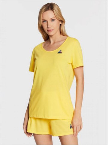 Le Coq Sportif T-Shirt 2220322 Žlutá Regular Fit