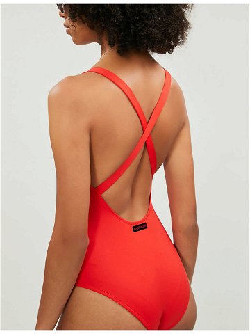 Jednodílné plavky model 8030464 červená – Calvin Klein Velikost S Barvy červená