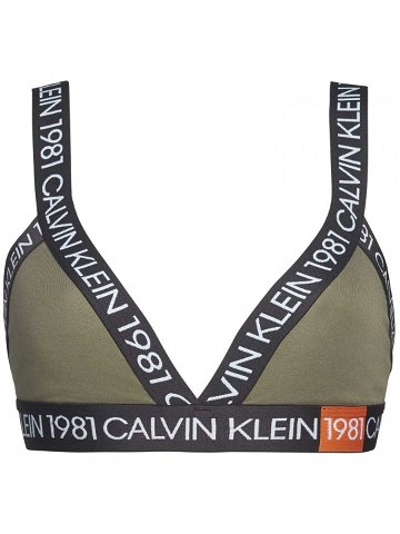 Podprsenka bez kostice model 8049257 khaki – Calvin Klein Velikost XS Barvy khaki