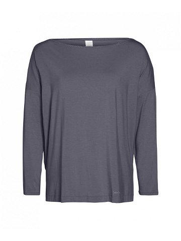 Dámské triko na spaní model 8344650 šedá – Calvin Klein Velikost M Barvy šedá