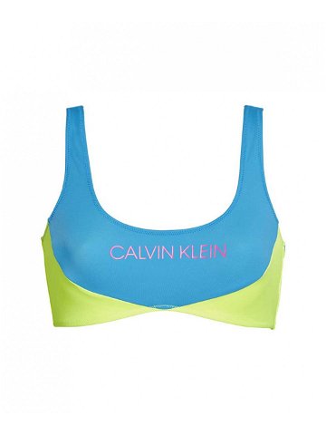 Vrchní díl plavek model 8404863 – Calvin Klein Velikost M Barvy modro-žlutá