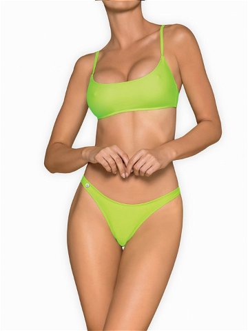 Svůdné dvoudílné plavky model 8446594 Beach zelená zelená S – Obsessive
