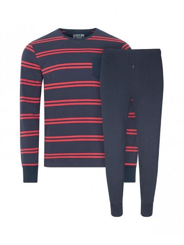Pánské pyžamo model 9048725 – Jockey Velikost XL Barvy tm modro-červená