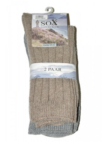 Ponožky model 12212738 Nature Look Sox A 2 černá 4346 – WiK