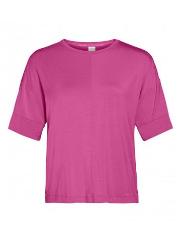 Dámské spací tričko model 14463742 – Calvin Klein Velikost S Barvy růžova