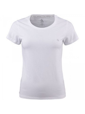 Dámské tričko 100 bílá model 14603014 – Calvin Klein Velikost L Barvy bílá