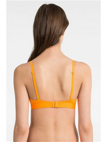 Podprsenka bez kostice model 14653315 oranžová oranžová S – Calvin Klein