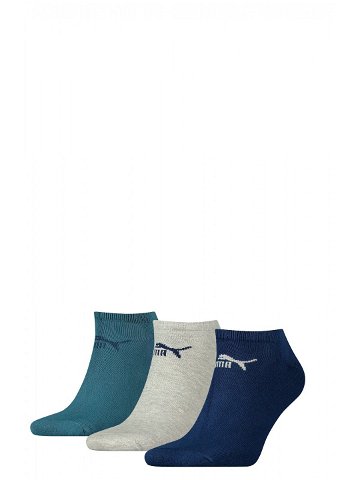 Kotníkové ponožky Puma 887497 Basic Sneaker A 3 Barva šedo-bílo-černá Velikost 39-42