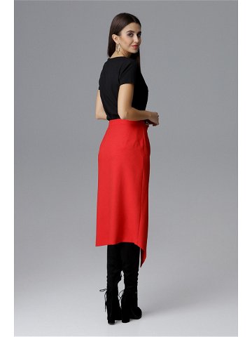 Dámská sukně model 15089615 červená S36 – Figl