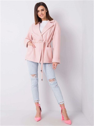 Dámský kabát EN světle růžový XL model 15182727 – FPrice