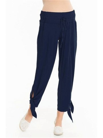 Dámské kalhoty 9 model 15218441 – B-Fashion Velikost XS Barvy tmavě modrá