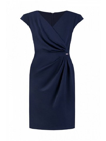 Dámské šaty model 15218501 – Jersa Velikost 50 Barvy tmavě modrá